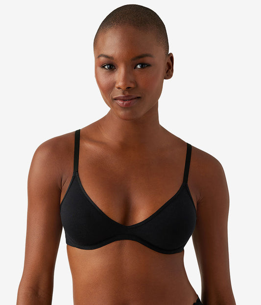 Cotton To A Tee Scoop Underwire Bra - Night
